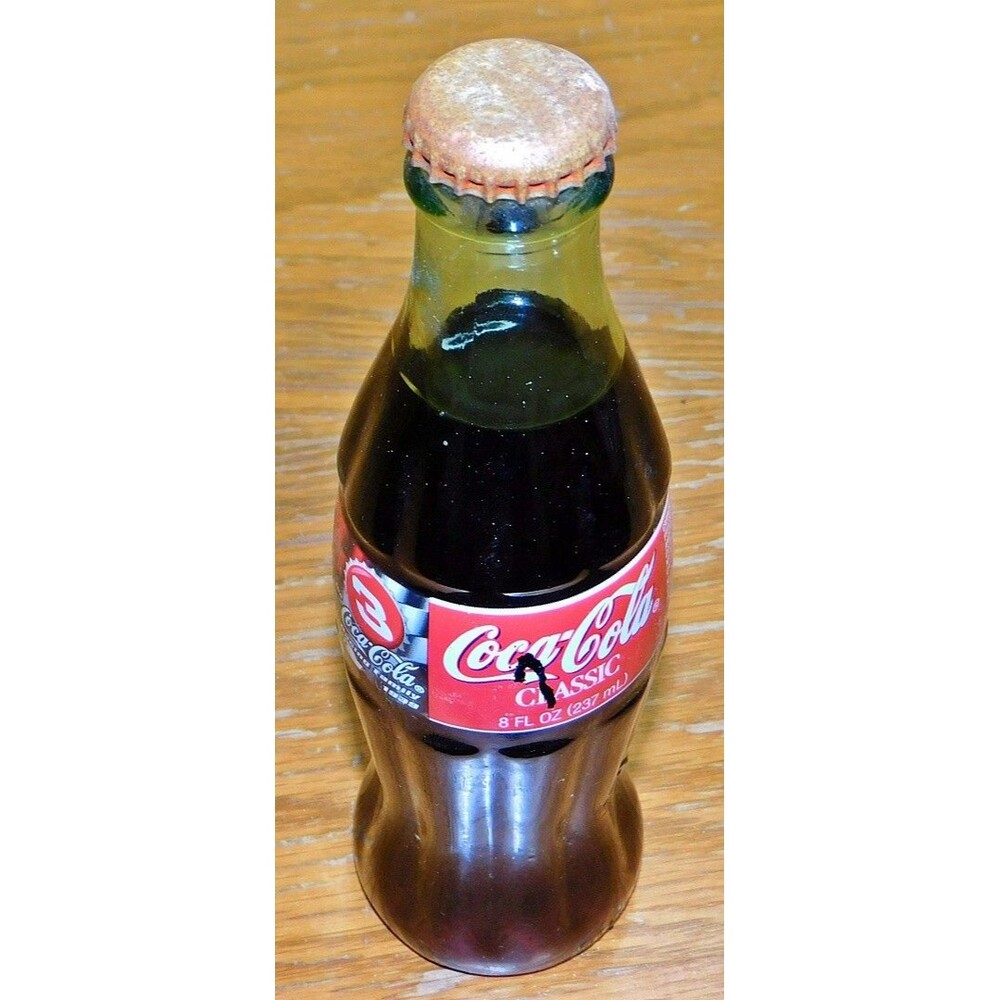 Collection of 5 Dale Earnhardt Coca Cola Bottles 8 ounces